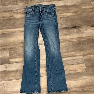 American Eagle Outfitters Women's Boot Cut Blue Jeans